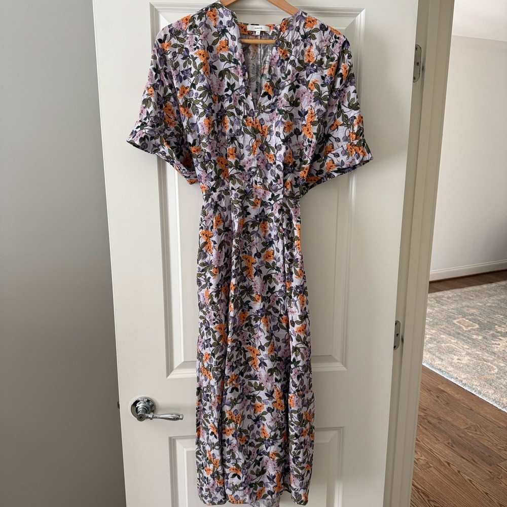 Vince Wisteria Vine Dress in Violetta